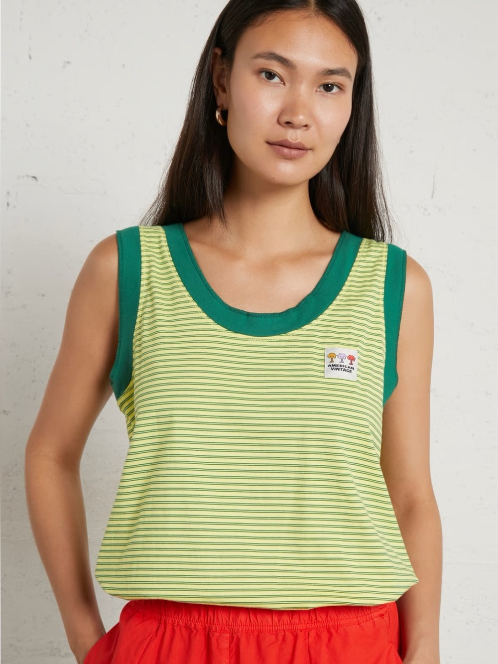 American Vintage Gixy Striped Tank Top Size XS/S